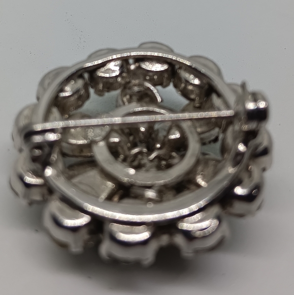 Vintage Austrian Crystal Rhinestone Brooch - Picture 4 of 5